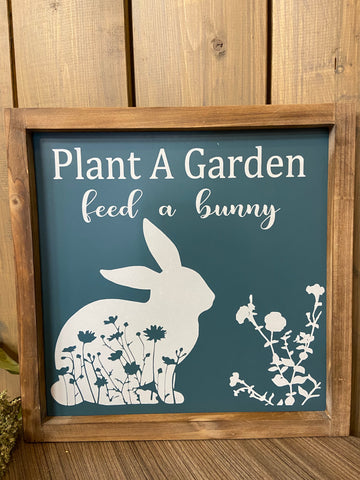 Plant a Garden feed a bunny