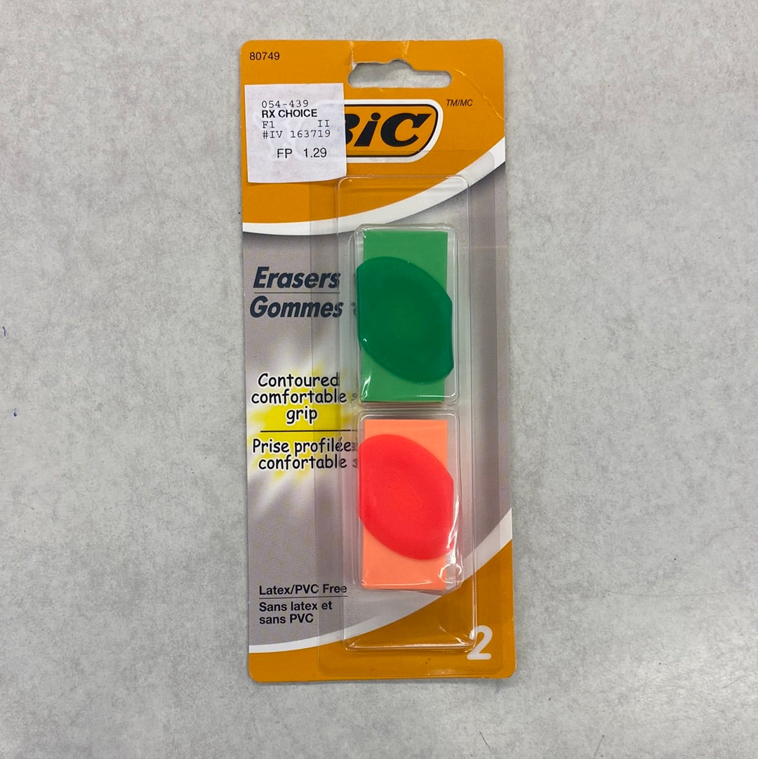 Bic erasers