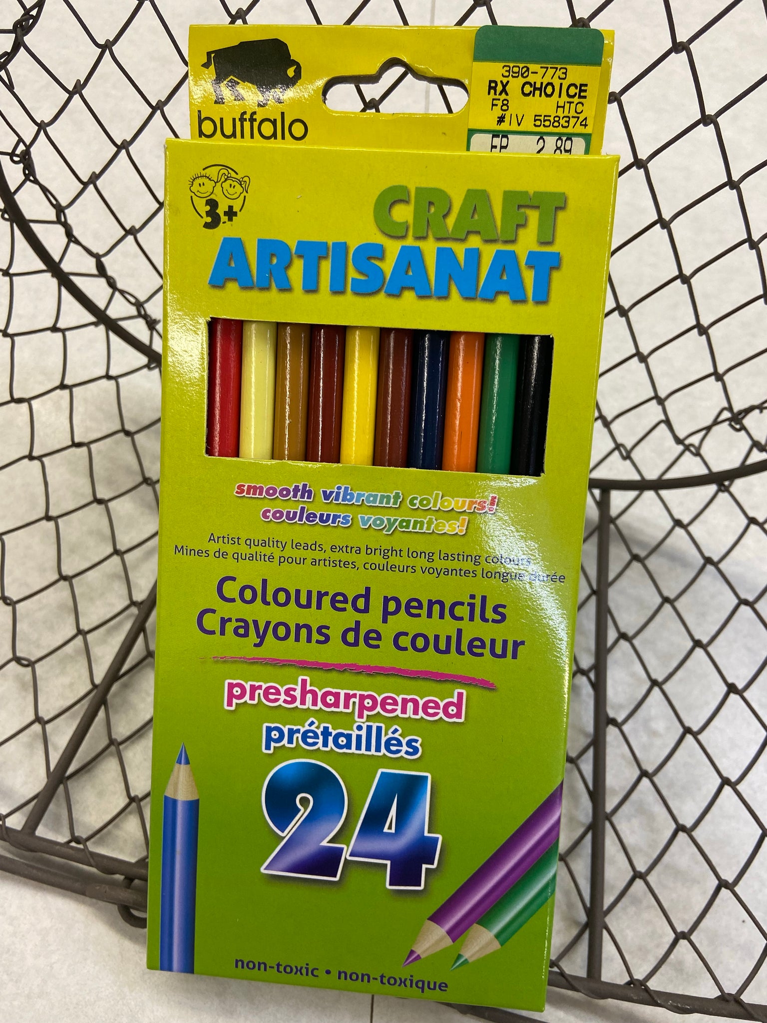 Buffalo Craft Coloured Pencils-24