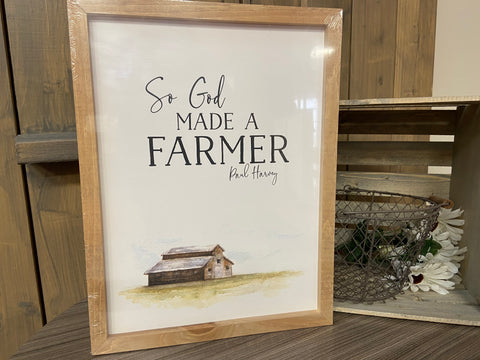 So God made a Farmer