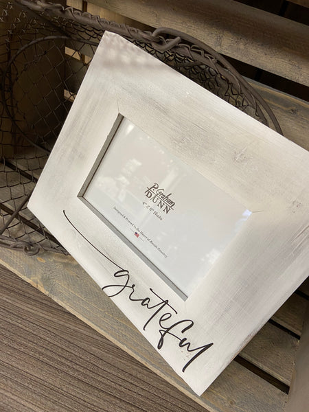 Grateful picture frame
