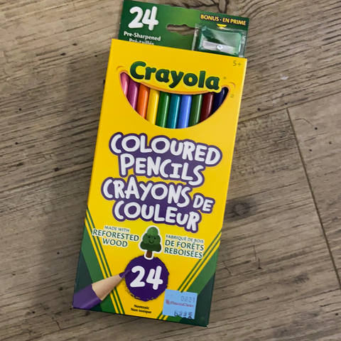 Crayola-24 Coloured Pencils