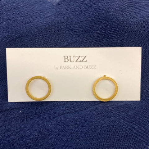 Park and Buzz Hoop Studs