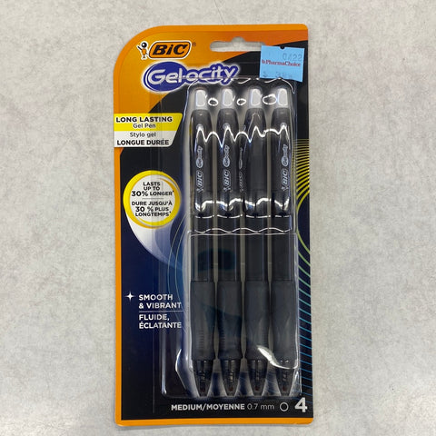 Bic gelocity black pens