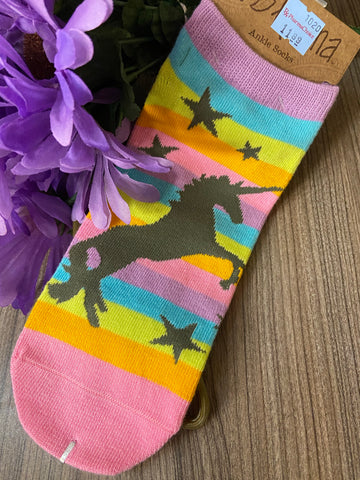Karma Unicorn Ankle Socks