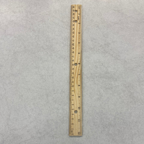 Wooden ruler