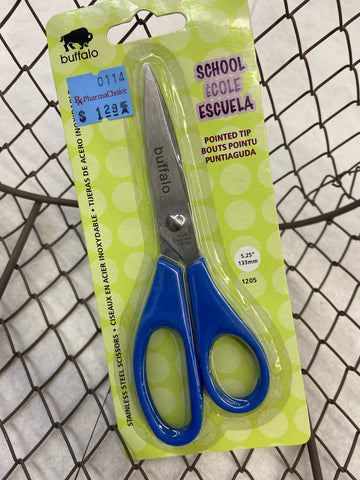 Buffalo School 5.25” pointed tip Scissors