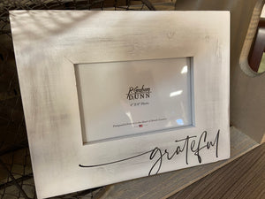 Grateful picture frame